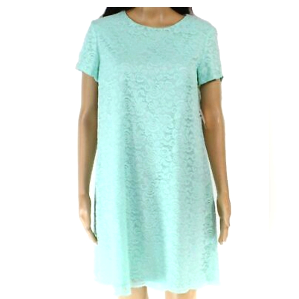 Beautiful Light mint green lace Cece shift dress size 4